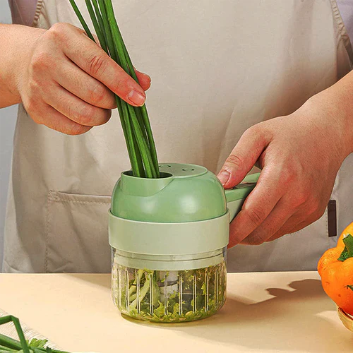 Space Life™ - 4 IN 1 Electric Vegetable Chopper