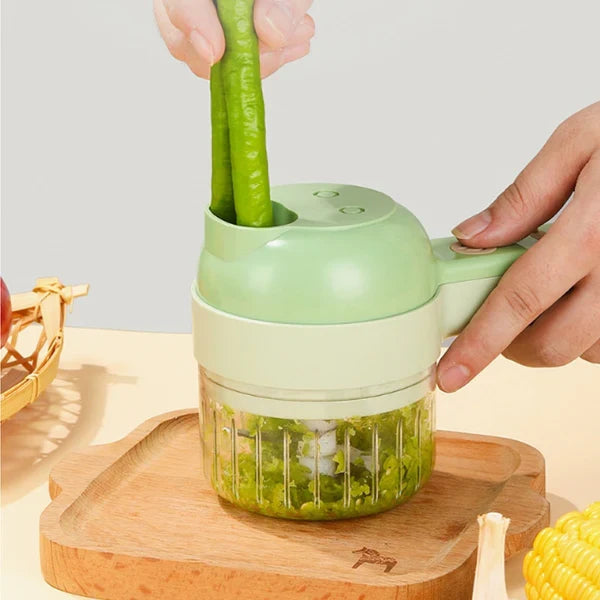 Space Life™ - 4 IN 1 Electric Vegetable Chopper