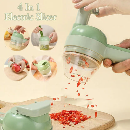 Space Life™ - 4 IN 1 Electric Vegetable Chopper