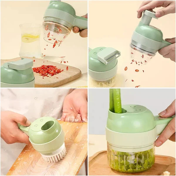 Space Life™ - 4 IN 1 Electric Vegetable Chopper